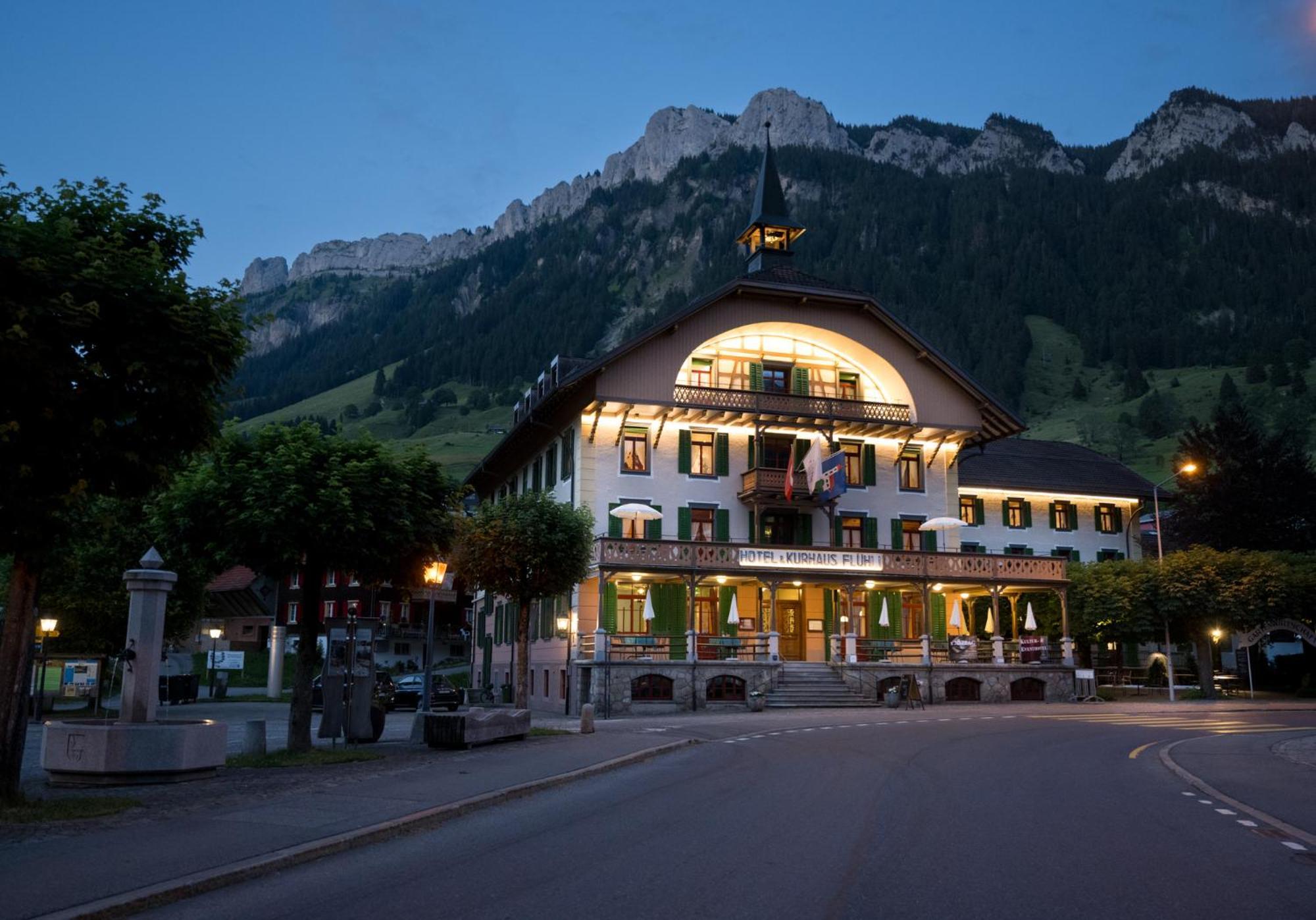 Fluehli Hotel Kurhaus Exterior foto
